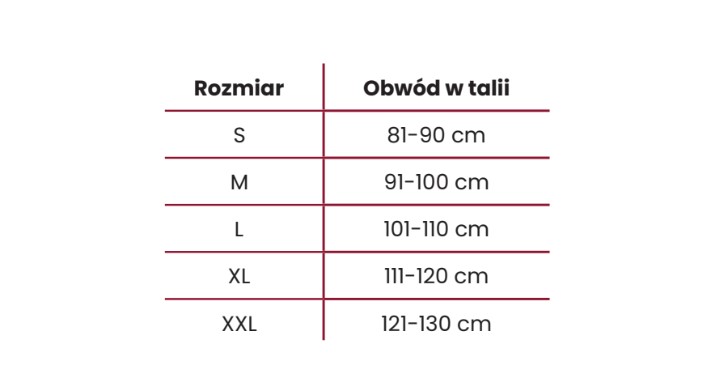 Pas brzuszny 24cm Ventrimax rozmiar M beżowy